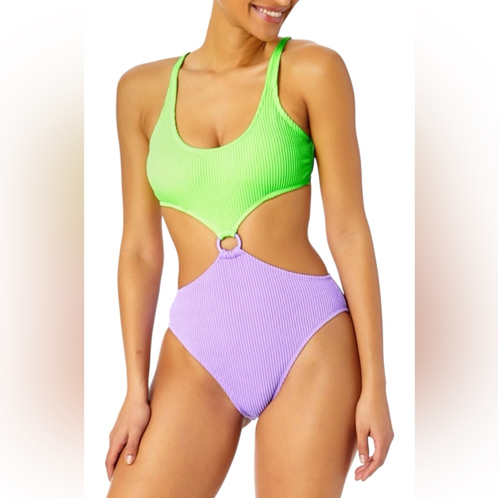 Salt + Cove Colorblock Monokini Swimsuit